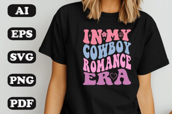 Download In My Cowboy Romance Era SVG T-shirt Des - Premium Bundle