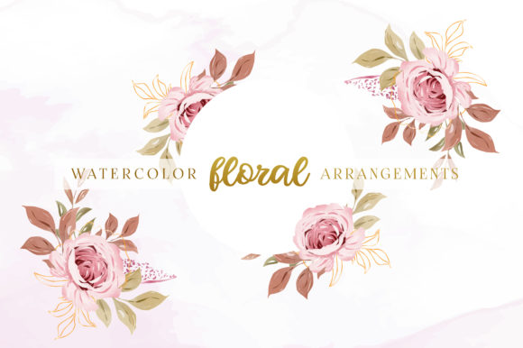 Download Beautiful Watercolor Floral Arrangements - Arrangements Collection