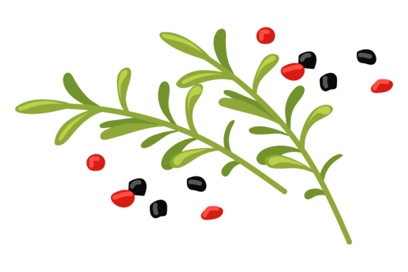 Download Cooking Herbs Cartoon Icon. Rosemary Bra - Premium Bundle