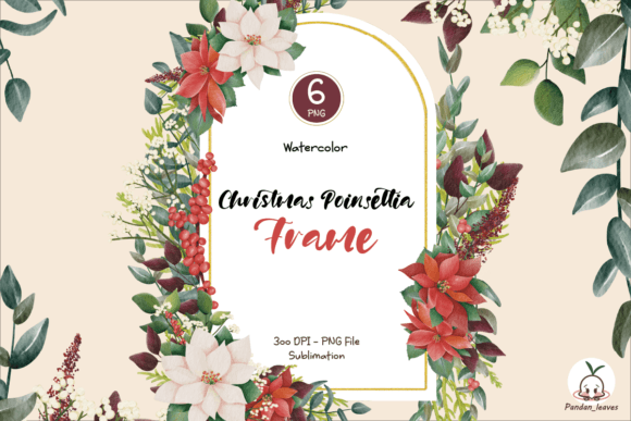 Download Watercolor Christmas Frame Arrangements - Arrangements Collection