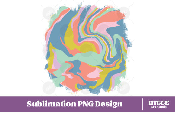 Download Retro Background Png Fluid Marble Paper - Fluid Collection