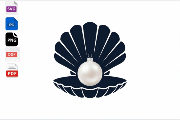 Download Pearl in Shell SVG Clipart - Shell svg Collection