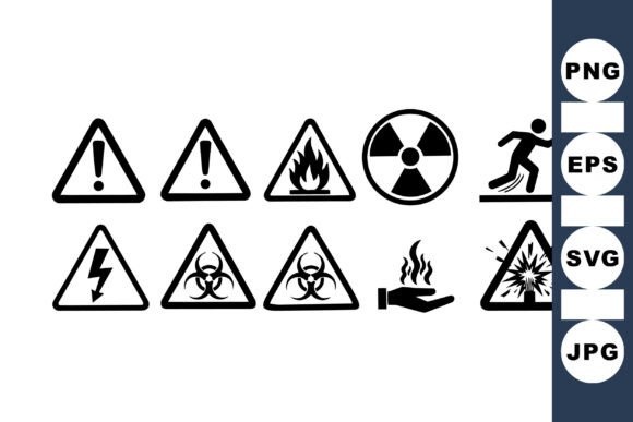 Download Safety Warning Symbol Clipart Set - Premium Bundle