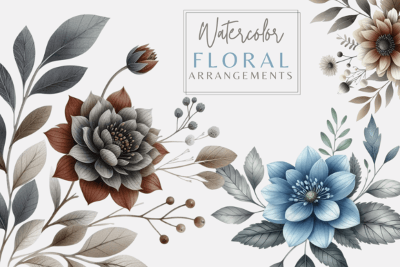 Download Watercolor Flower Arrangements Florals - Arrangements Collection