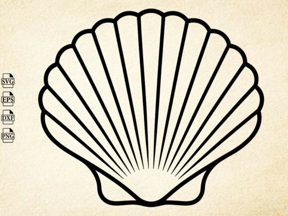 Download Seashell Svg, Shell Clipart Svg,Seashell - Shell svg Collection